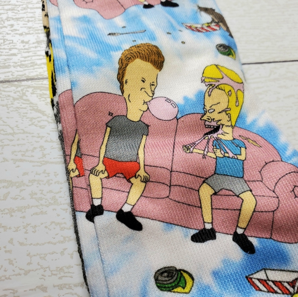 MTV BEAVIS AND BUTTHEAD KNIT CREW SOCKS